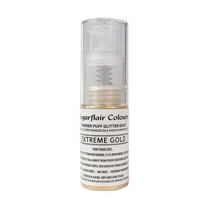 Sugarflair Edible Pump Spray - Extreme Gold