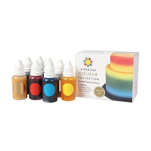 Sugarflair Airbrush Colour Collection - Alcohol Free