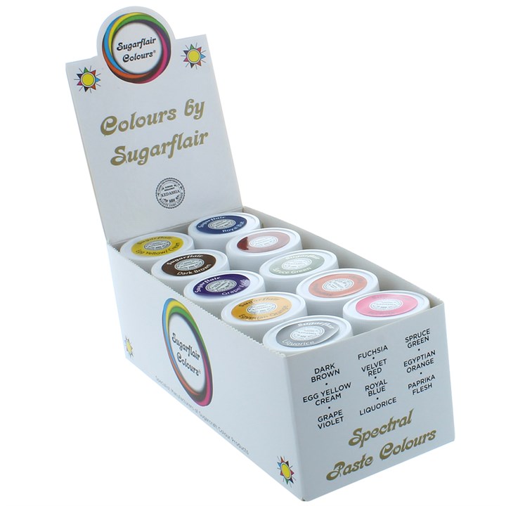 Sugarflair Spectral Food Colouring Paste Collection