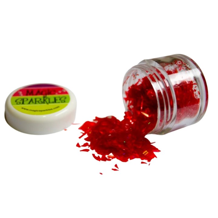 Magic Sparkles Edible Cake Decoration - Red