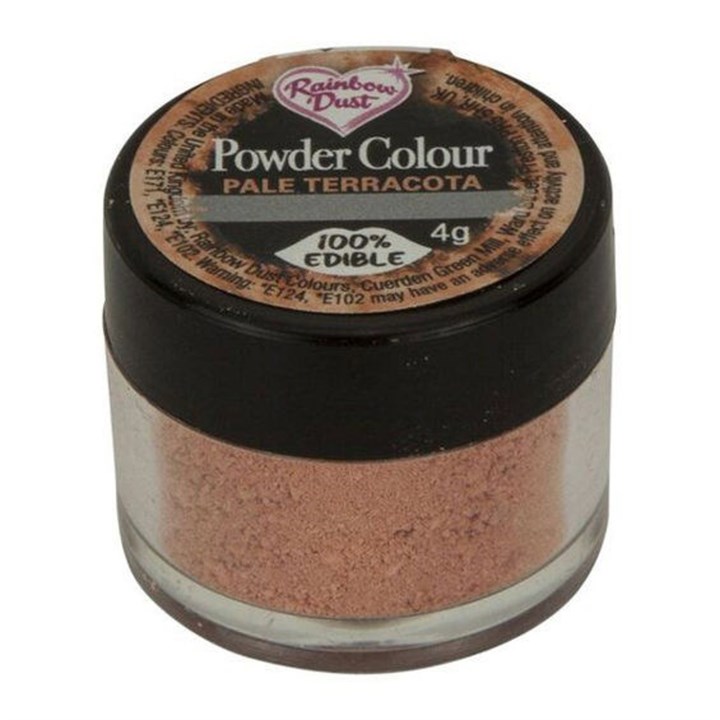 Rainbow Dust Edible Matt Dusting Colour - Pale Terracotta