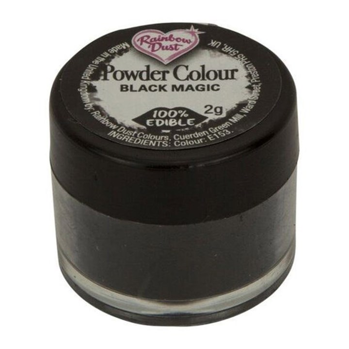 Rainbow Dust Edible Matt Dusting Colour - Black Magic