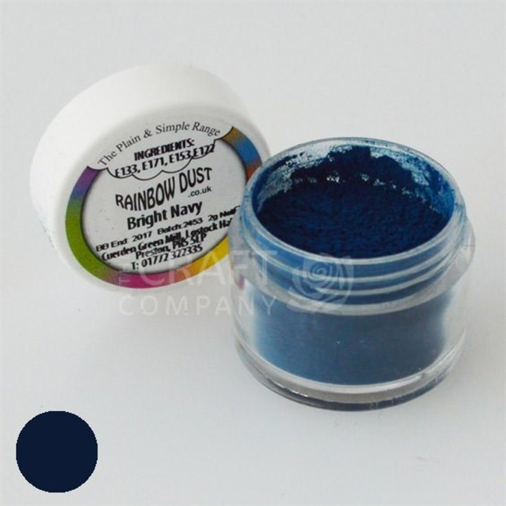 Rainbow Dust Edible Matt Dusting Colour - Petrol Blue