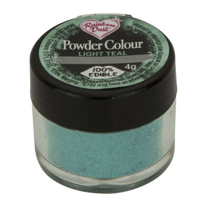 Rainbow Dust Edible Matt Dusting Colour - Light Teal