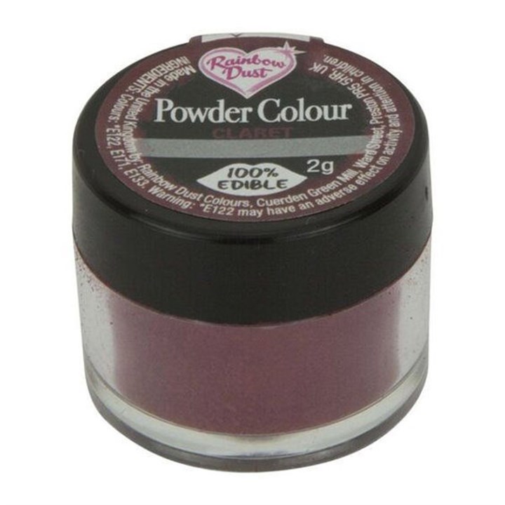 Rainbow Dust Edible Matt Dusting Colour - Claret