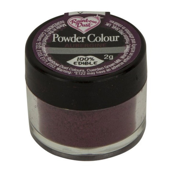 Rainbow Dust Edible Matt Dusting Colour - Aubergine