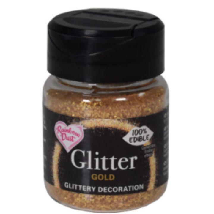 Rainbow Dust Edible Gold Glitter 40g -Sale