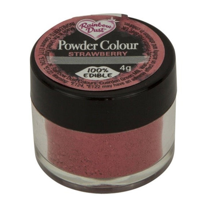 Rainbow Dust Edible Matt Dusting Colour - Strawberry