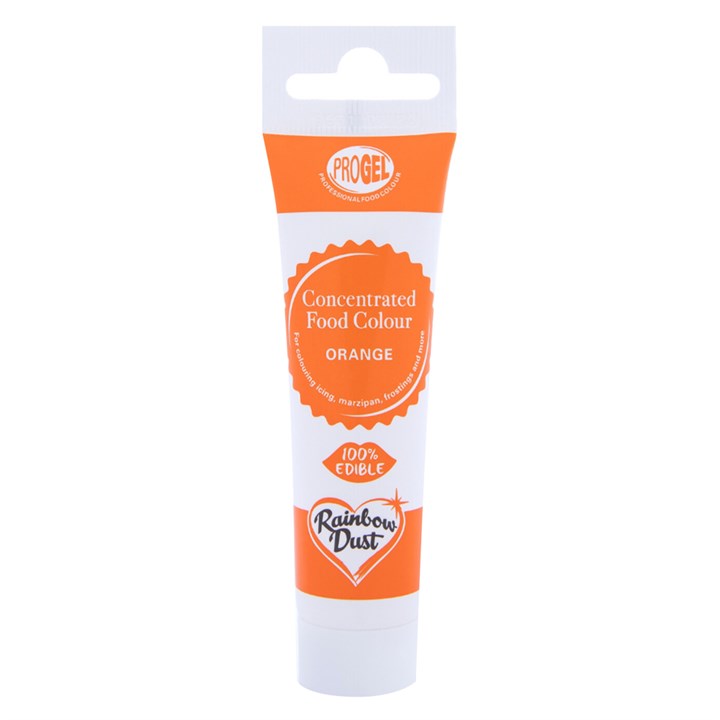 ProGel Concentrated Food Colour by Rainbow Dust - 25g - Orange