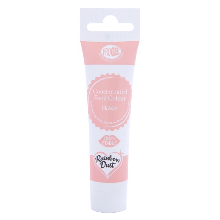 ProGel Concentrated Food Colour by Rainbow Dust - 25g - Peach