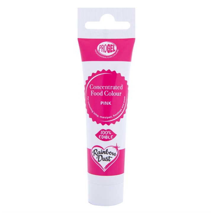 ProGel Concentrated Food Colour by Rainbow Dust - 25g - Pink