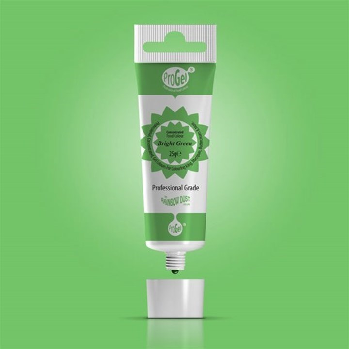 ProGel Concentrated Food Colour by Rainbow Dust - 25g - Bright Green