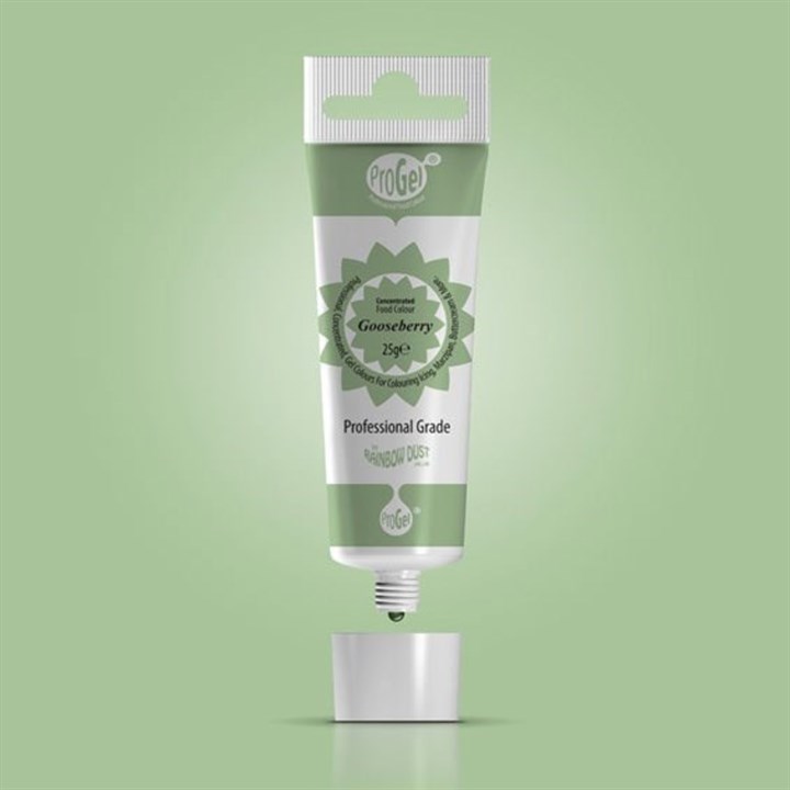 ProGel Concentrated Food Colour by Rainbow Dust - 25g - Gooseberry