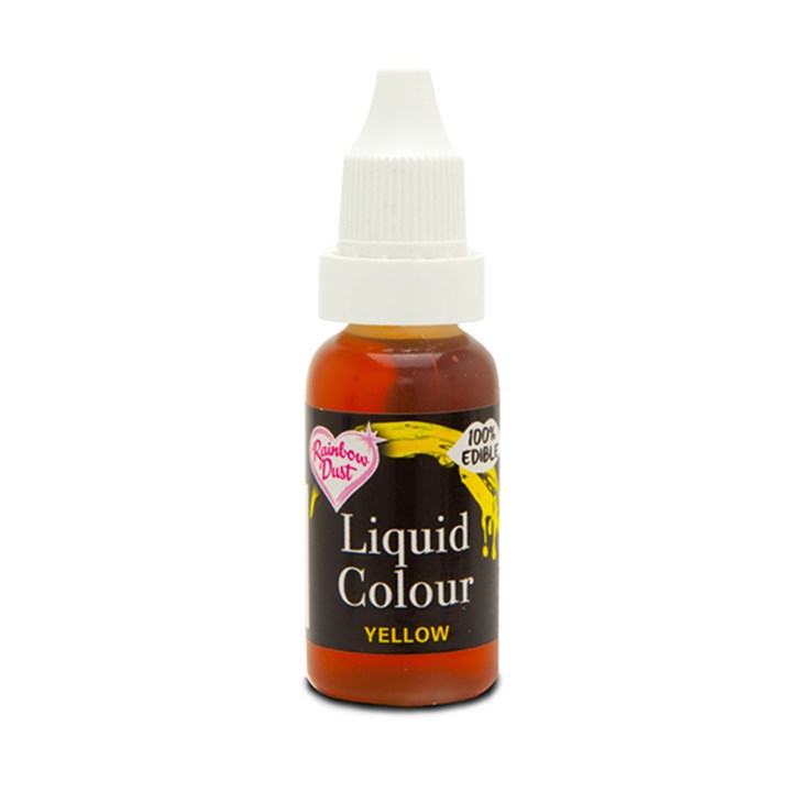 Rainbow Dust Liquid Food Colour - Yellow
