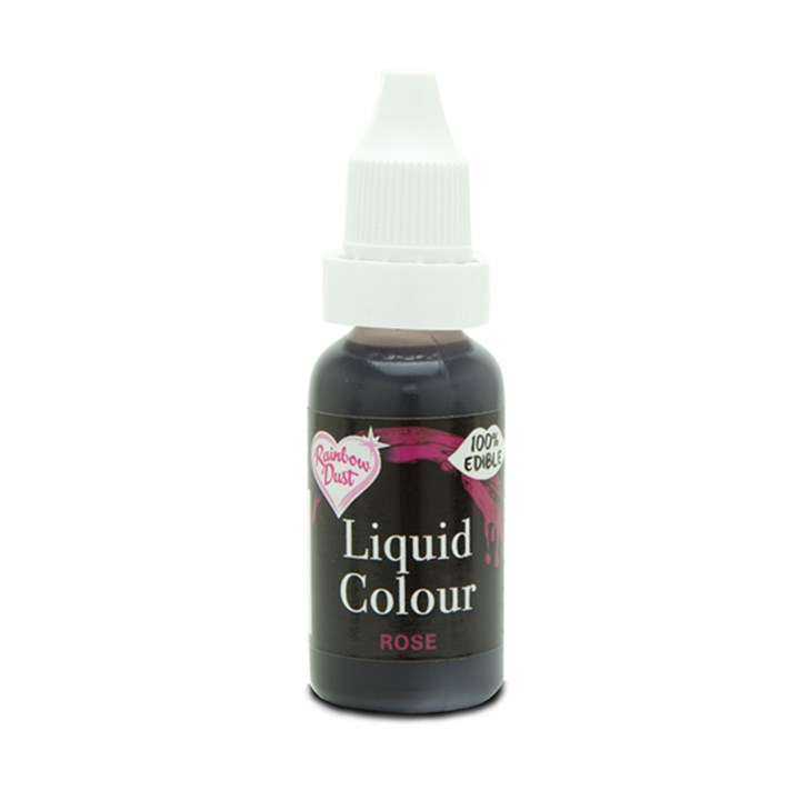 Rainbow Dust Liquid Food Colour - Rose