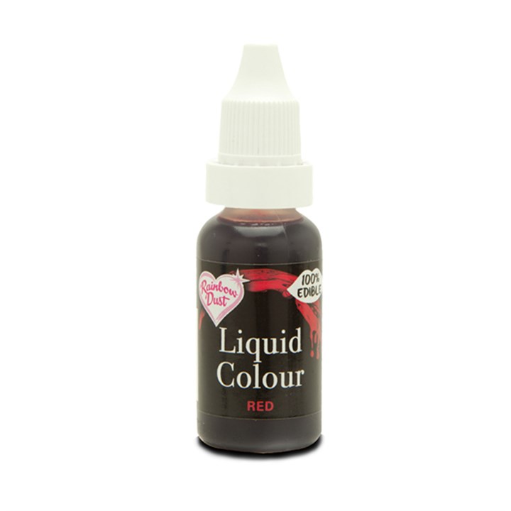 Rainbow Dust Liquid Food Colour - Red