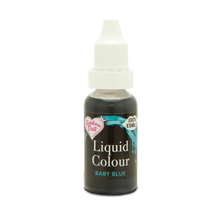 Rainbow Dust Liquid Food Colour - Baby Blue