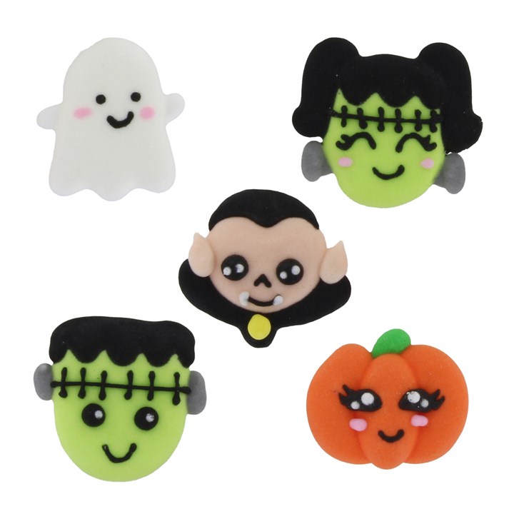 Cute Halloween Sugar Pipings - 200 pieces