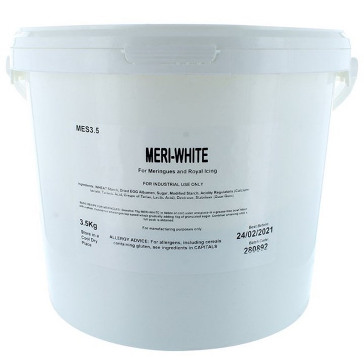 Meri-White Meringue and Royal Icing Mix - 3.5kg