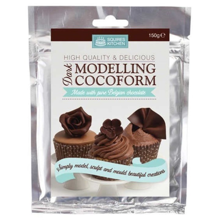 Squires Cocoform Modelling Chocolate - Dark - 150g