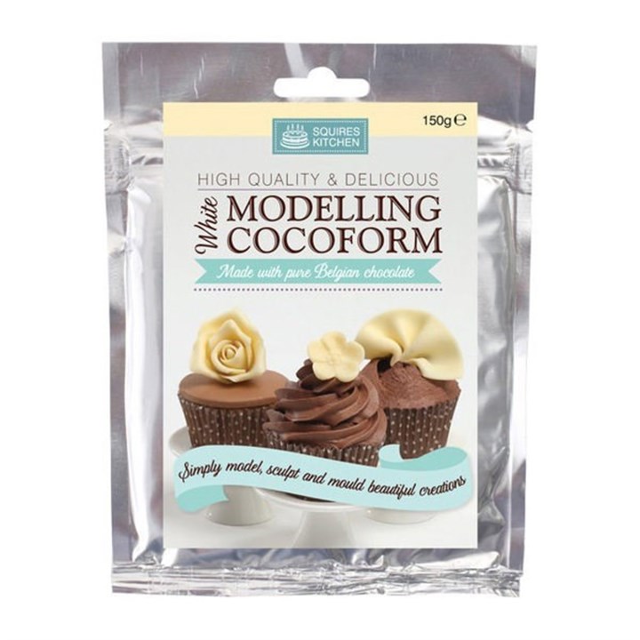 Squires Cocoform Modelling Chocolate - White - 150g