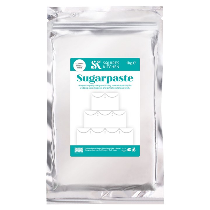 Squires Sugarpaste - Bridal White - 1kg