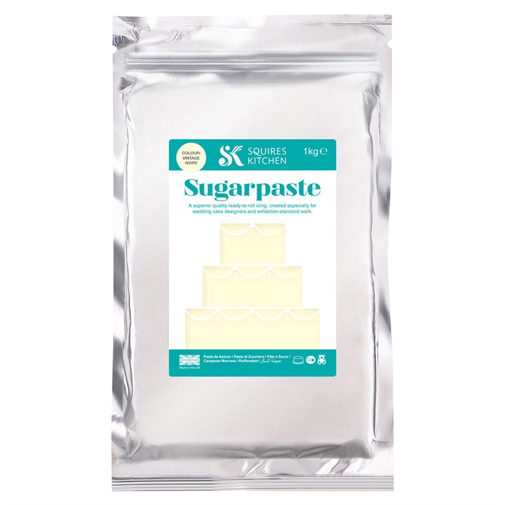 Squires Sugarpaste -Vintage Ivory -1kg -Sale