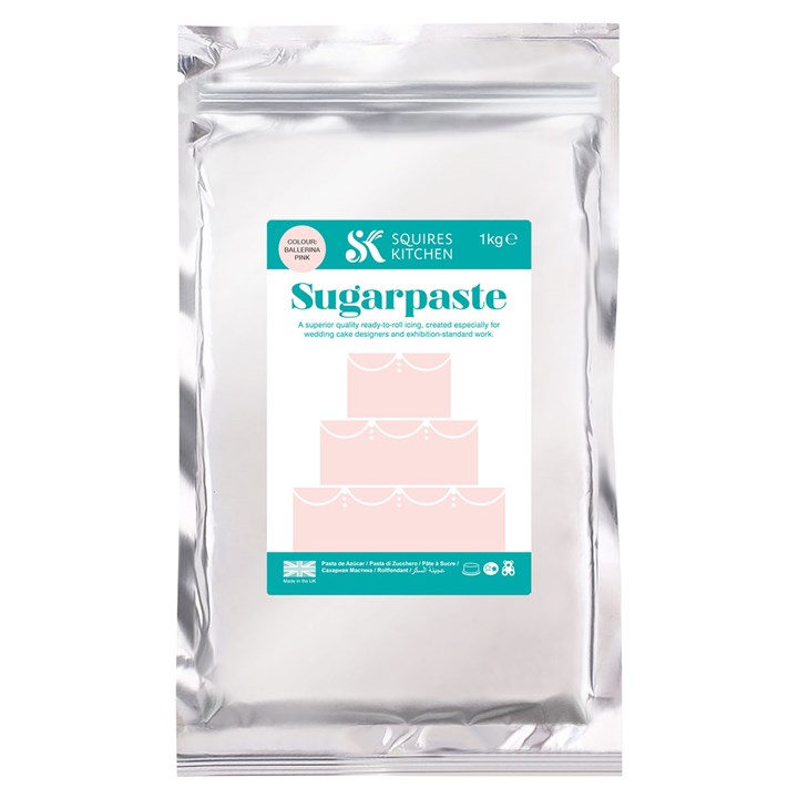 Squires Sugarpaste - Ballerina Pink - 1kg