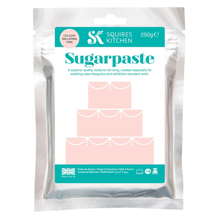 Squires Sugarpaste - Ballerina Pink - 250g