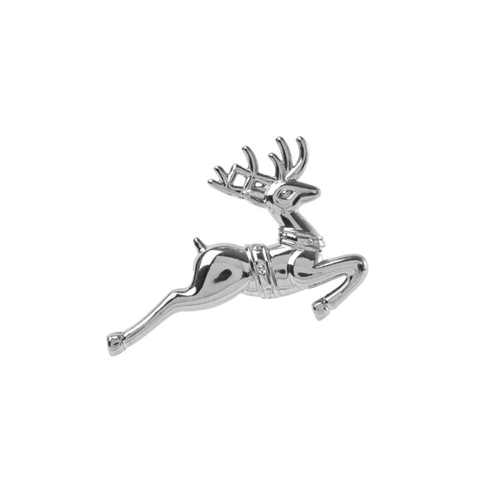 Elegant Silver Colour Leaping Deer