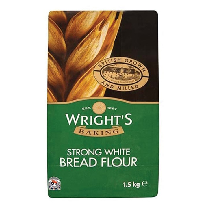 Wright's Strong White Bread Flour - 1.5kg