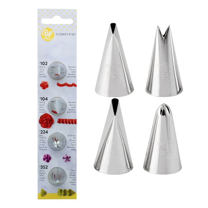 Wilton Piping Nozzle Set - #102 #102 #104 #224 #352