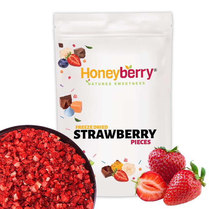 Honeyberry Freeze Dried Strawberry Pieces 250g