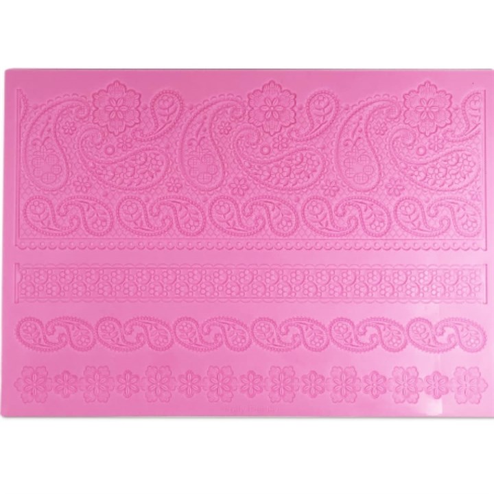 Cake Lace Mat - Pretty Paisley