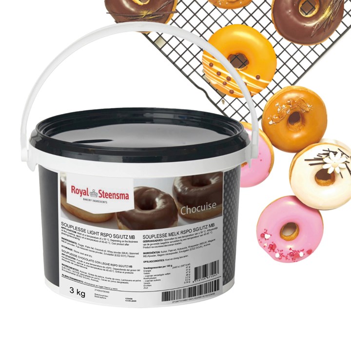 Dawn Foods Souplesse Coating and Dripping Icing Chocolate - 3kg