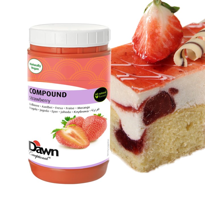 Dawn Foods Compound Flavour Paste Strawberry - 1kg