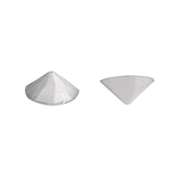 House of Cake Edible Diamonds - Studs - Metallic Silver - Pack of 20