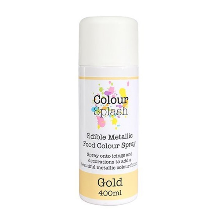 Colour Splash Food Colour Spray - Metallic - Gold - 400ml