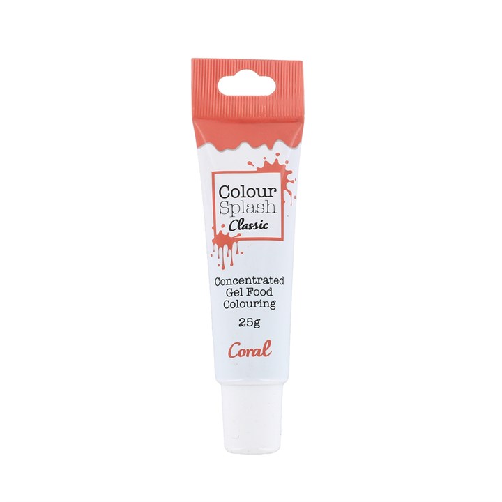 Colour Splash Food Colouring Gel - Coral - 25g