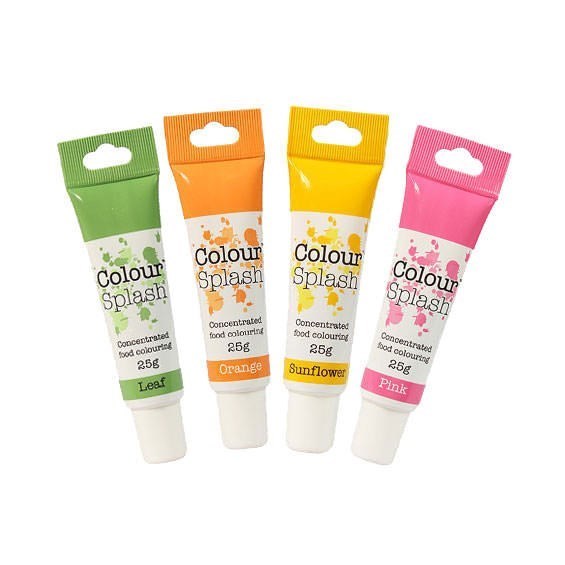Colour Splash Food Colouring Gel Set - Tropical