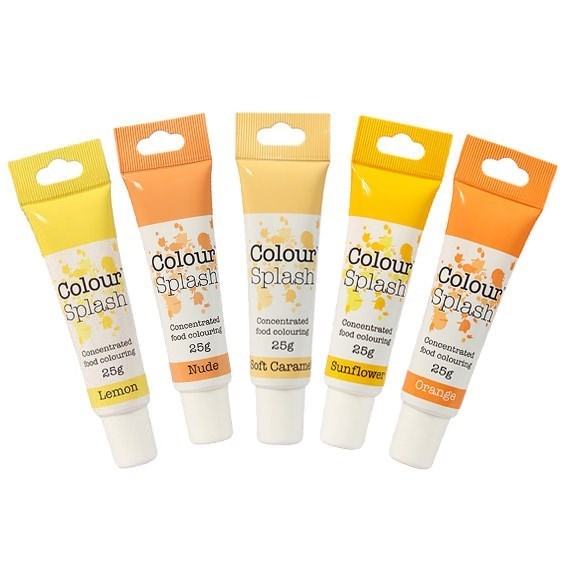 Colour Splash Food Colouring Gel Set - Yellows