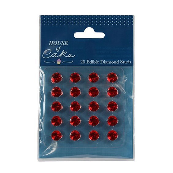 House of Cake Jelly Studs - Ruby - Pack of 20