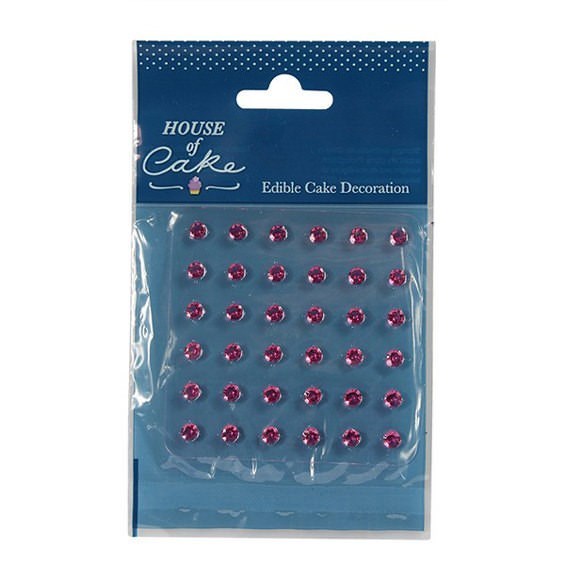 House of Cake Jelly Studs - Pink - Pack of 36