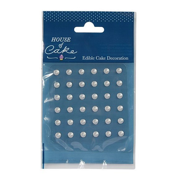 House of Cake Jelly Studs - Silver - Pack of 36