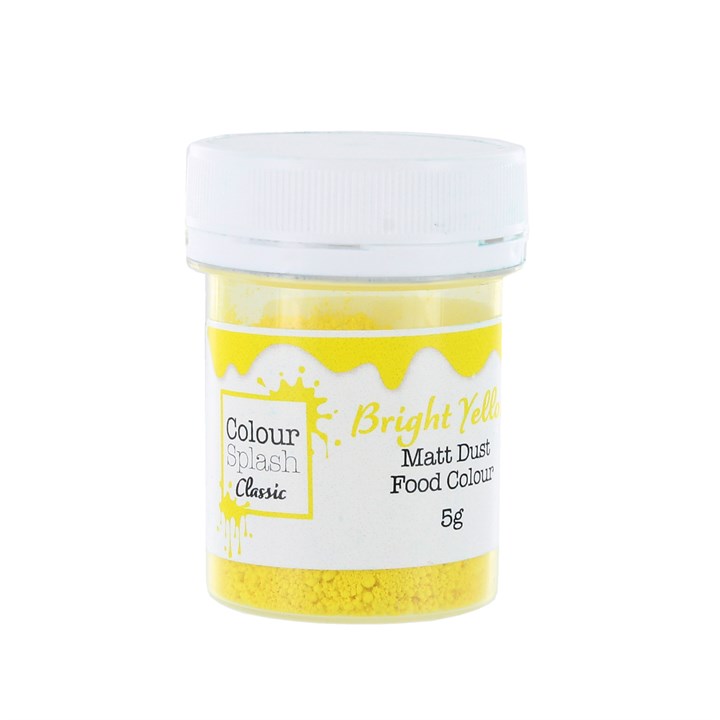 Colour Splash Food Colouring Powder - Matt - Bright Yellow