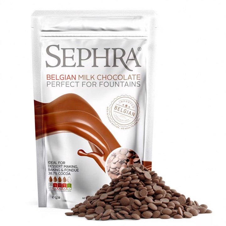 Sephra Milk Belgian Couverture Chocolate - 907g