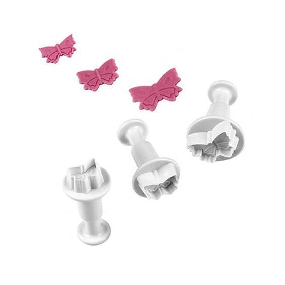 PME Mini Butterfly Plunger Cutters - Set of 3