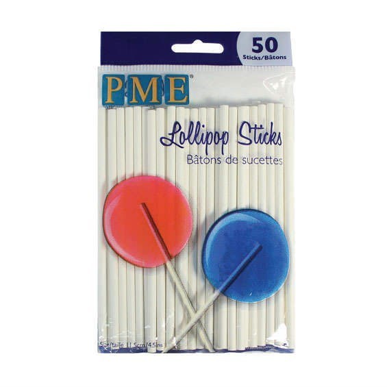 PME Cake Pop Lollipop Sticks - 11.5cm - Pack of 50