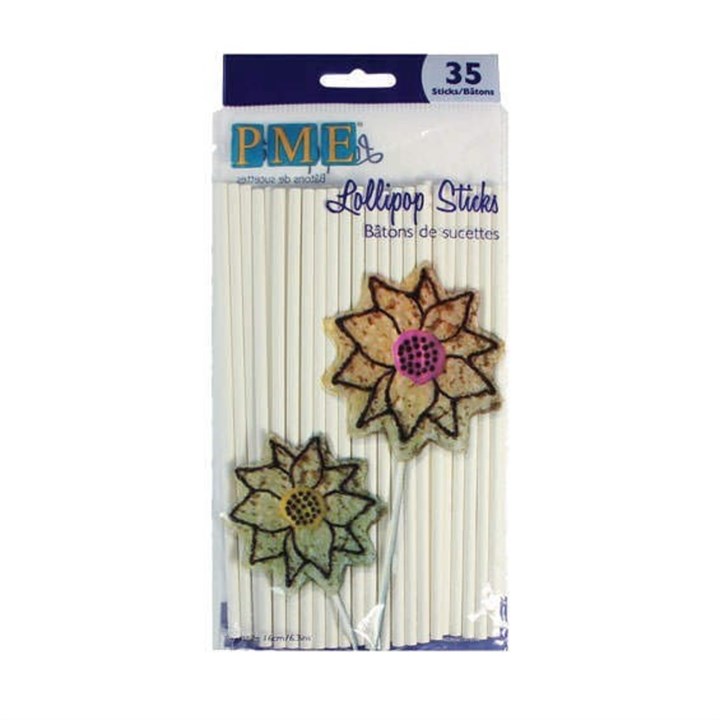 PME Cake Pop Lollipop Sticks - 16cm - Pack of 35