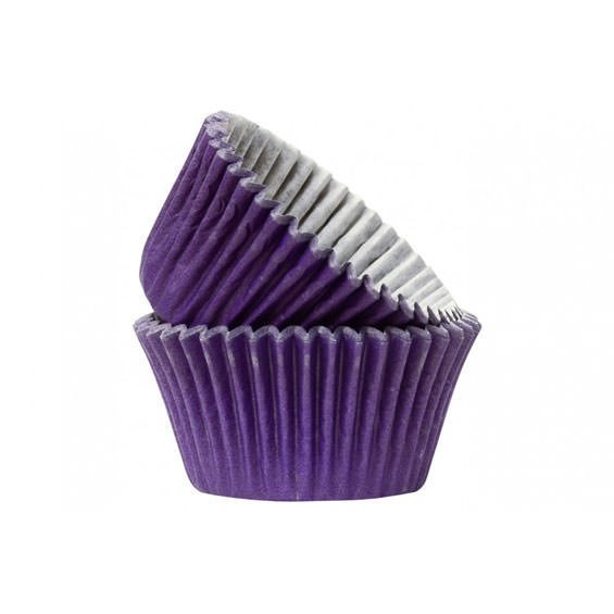 Purple Cupcake Cases - Pack of 50